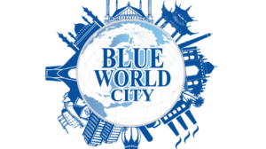 Blue Word City Logo
